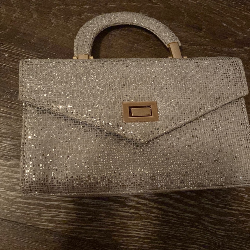 A glittery bag